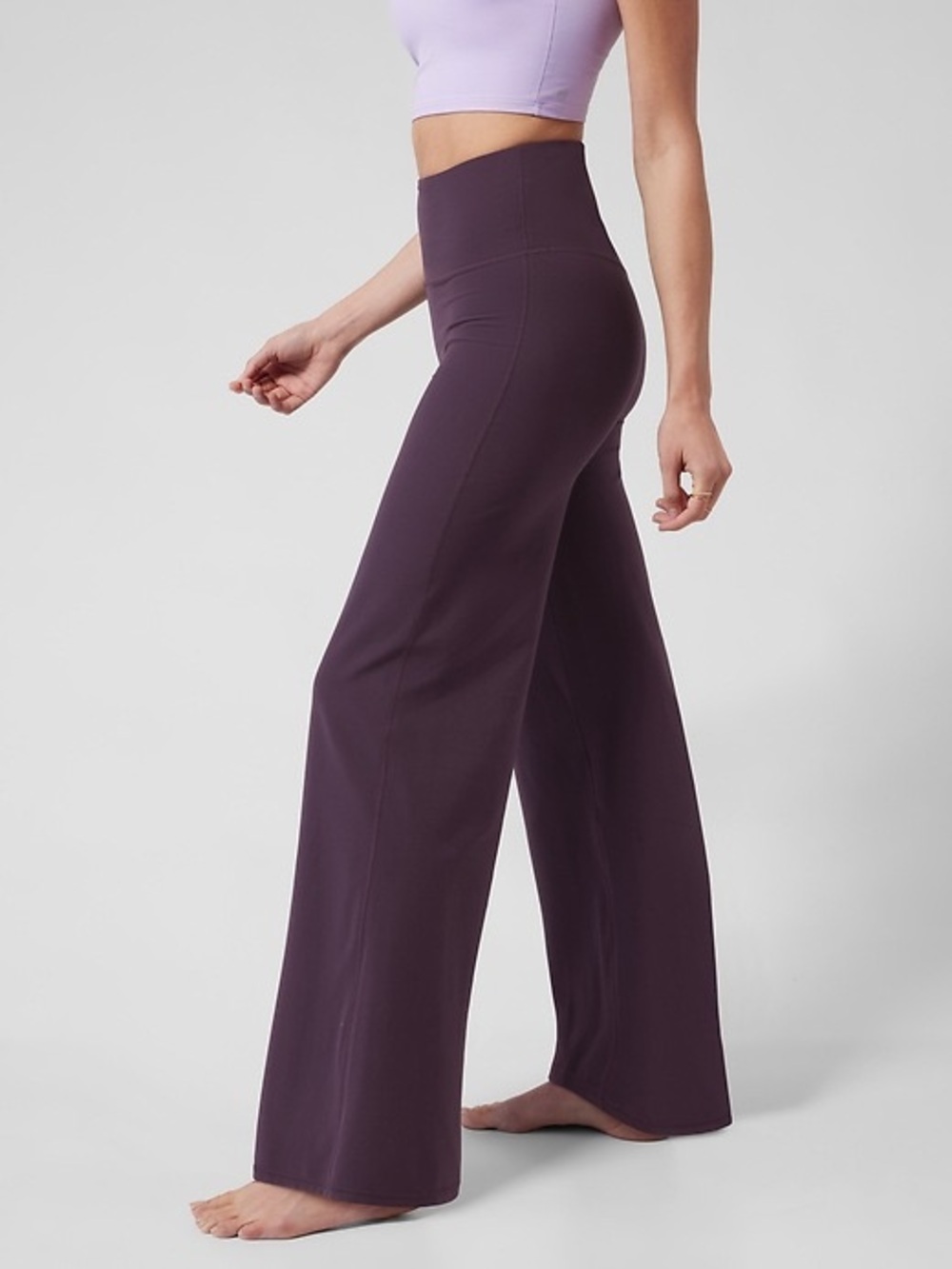 Athleta Elation Wide Leg Pant Purple